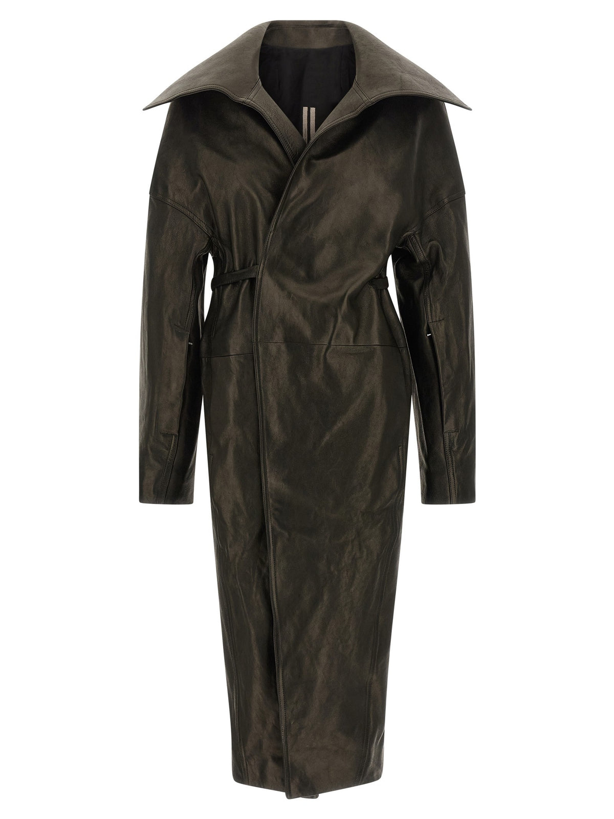 RICK OWENS - 'Dracucollar Belted' coat