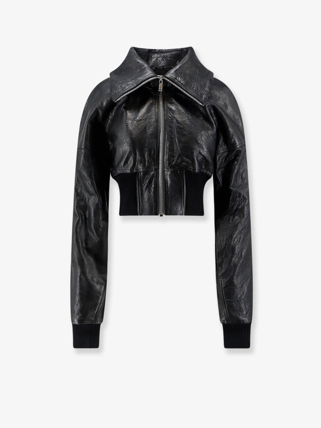 RICK OWENS - Dracuflight Cropped Leather Jacket dracuflight-cropped-leather-jacket_17e39d3e-865d-44d1-8a13-efe3b84e4967