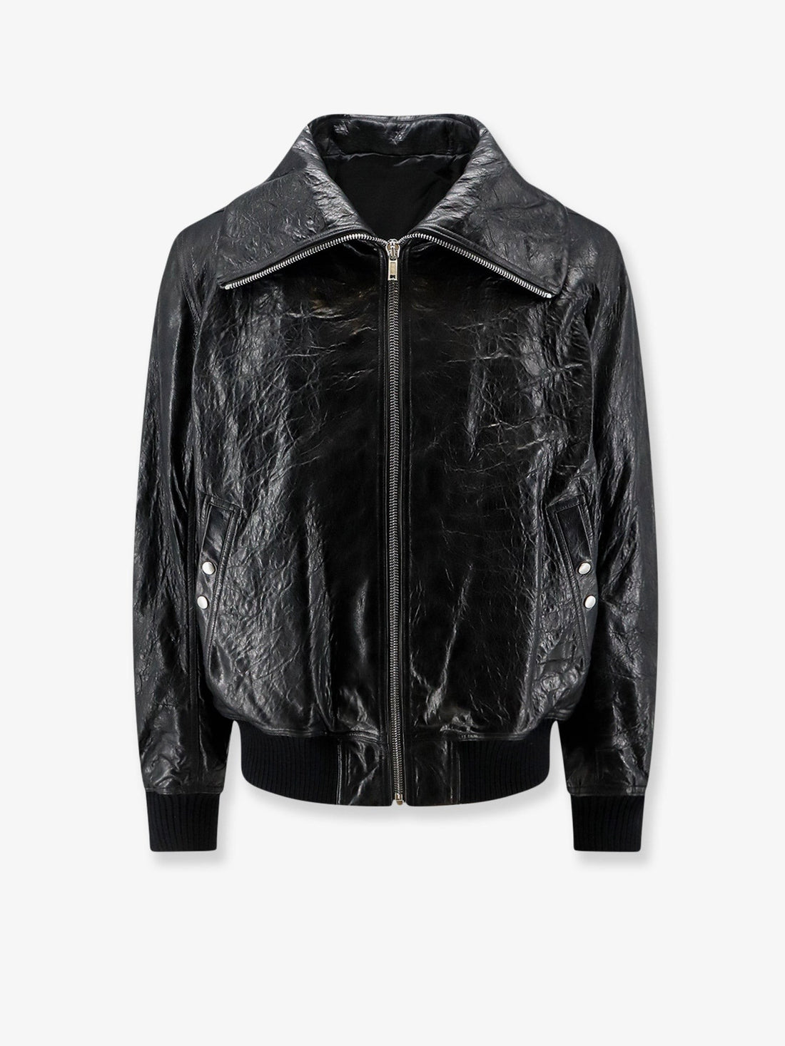 RICK OWENS - Dracuflight leather jacket dracuflight-leather-jacket