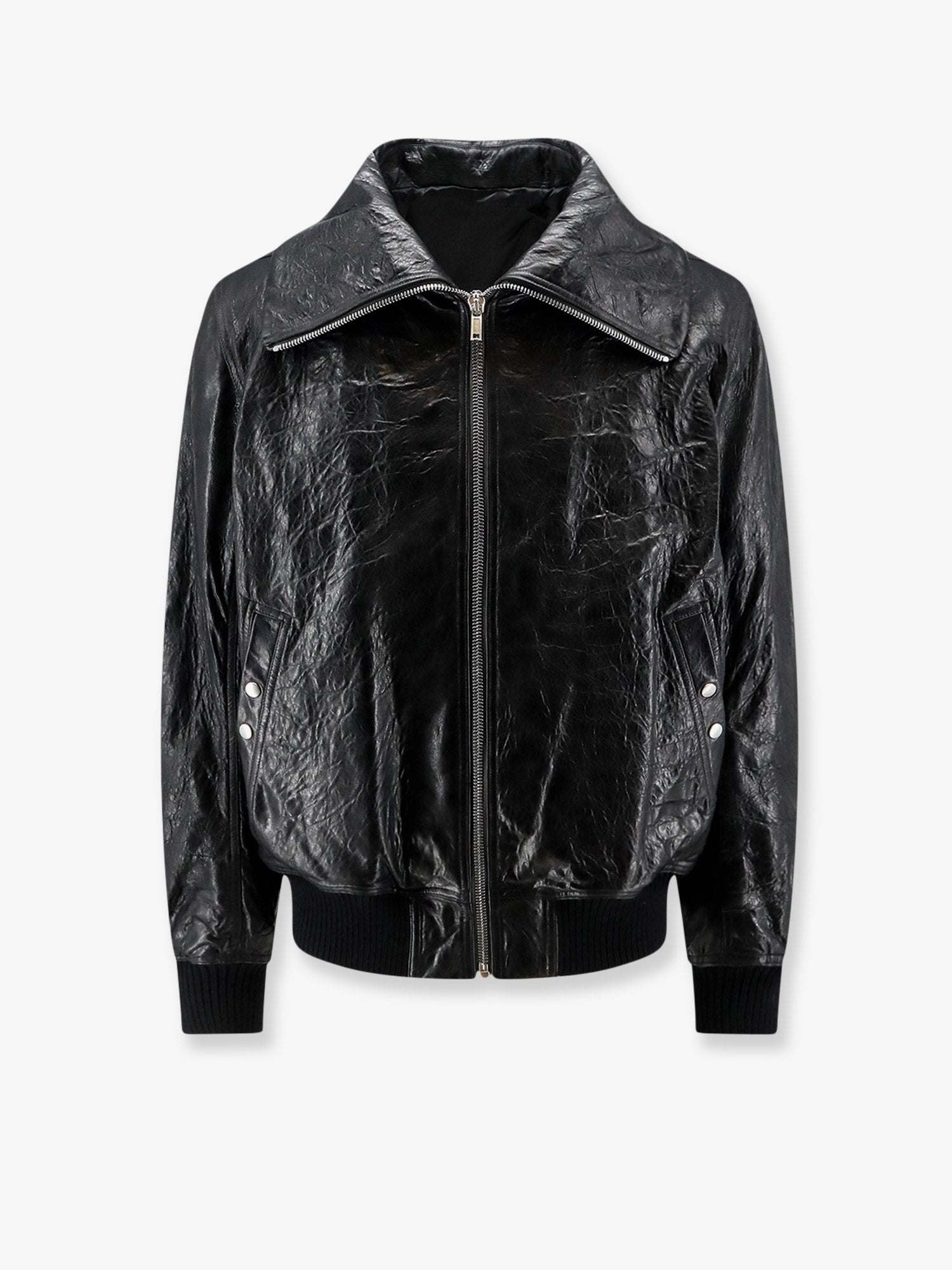 RICK OWENS - Dracuflight leather jacket