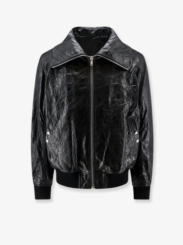 RICK OWENS - Dracuflight leather jacket