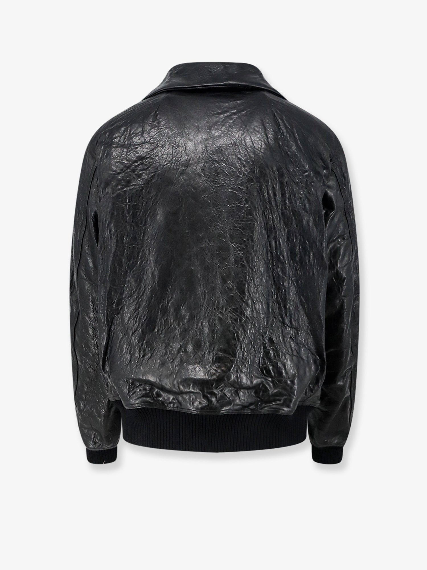 RICK OWENS - Dracuflight leather jacket