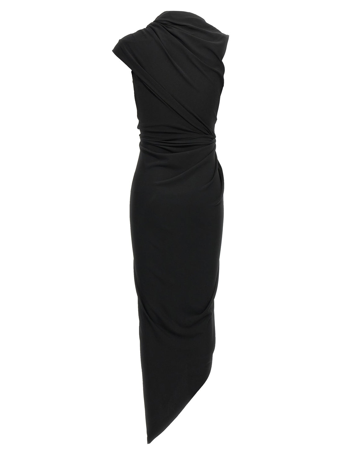 Balenciaga - Draped dress Black