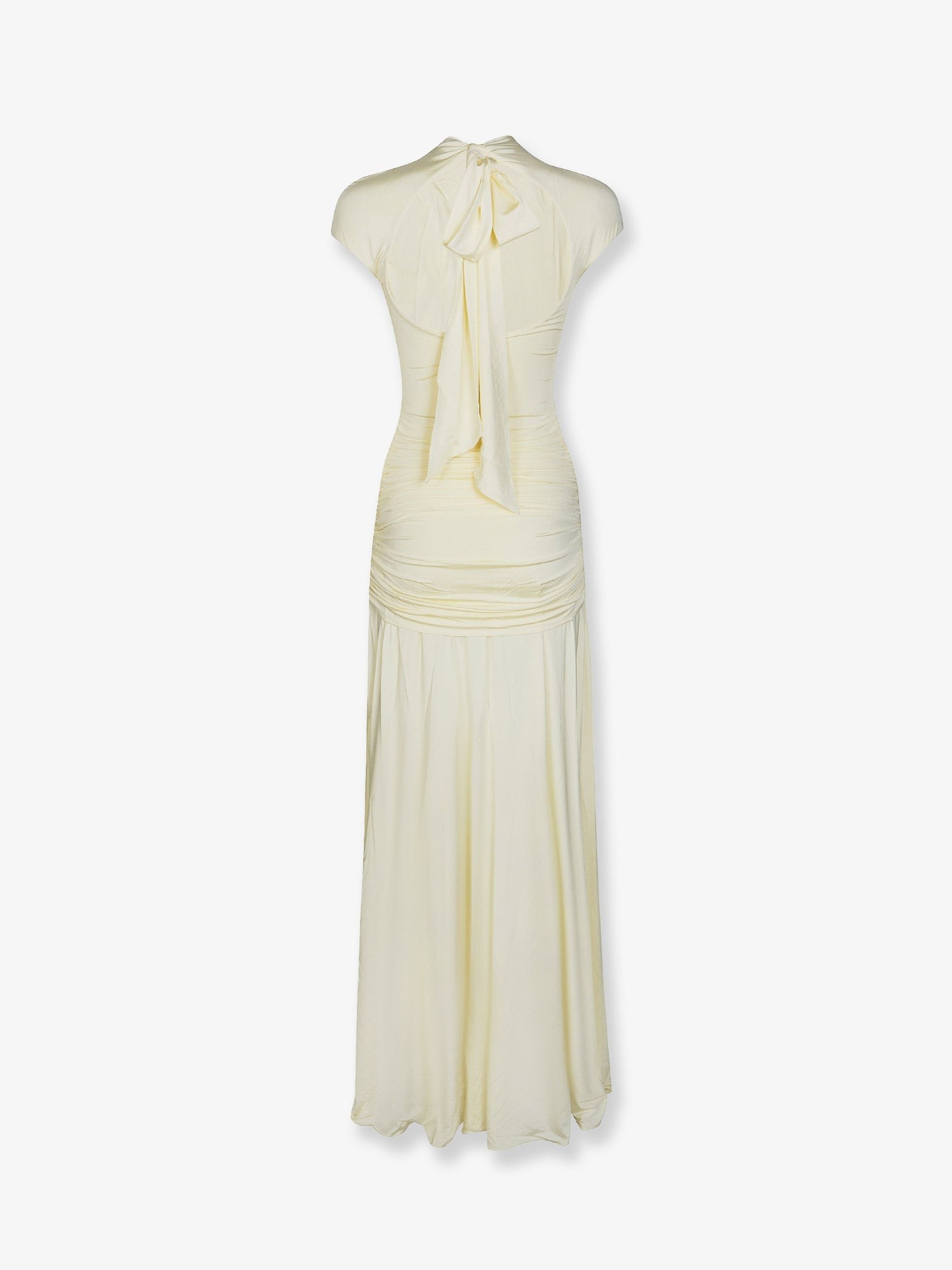 SELF PORTRAIT - Draped jersey long dress