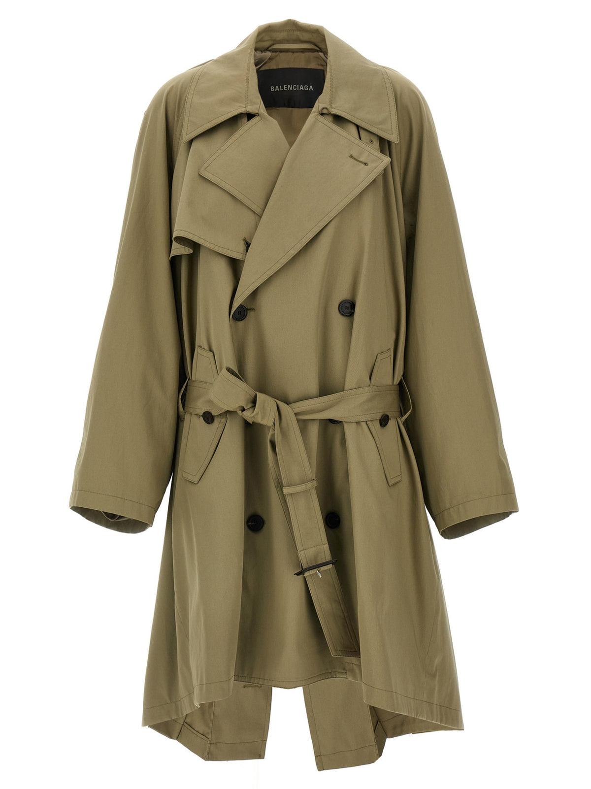 Balenciaga - 'Draped Neck' trench coat