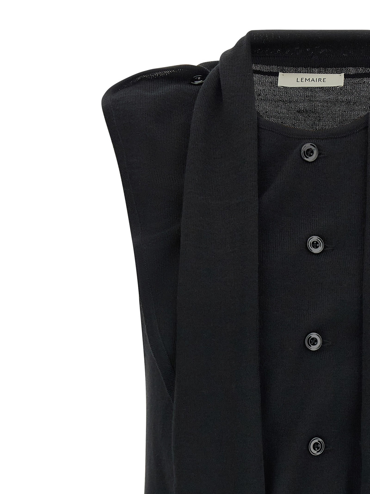 LEMAIRE - Draped panel vest