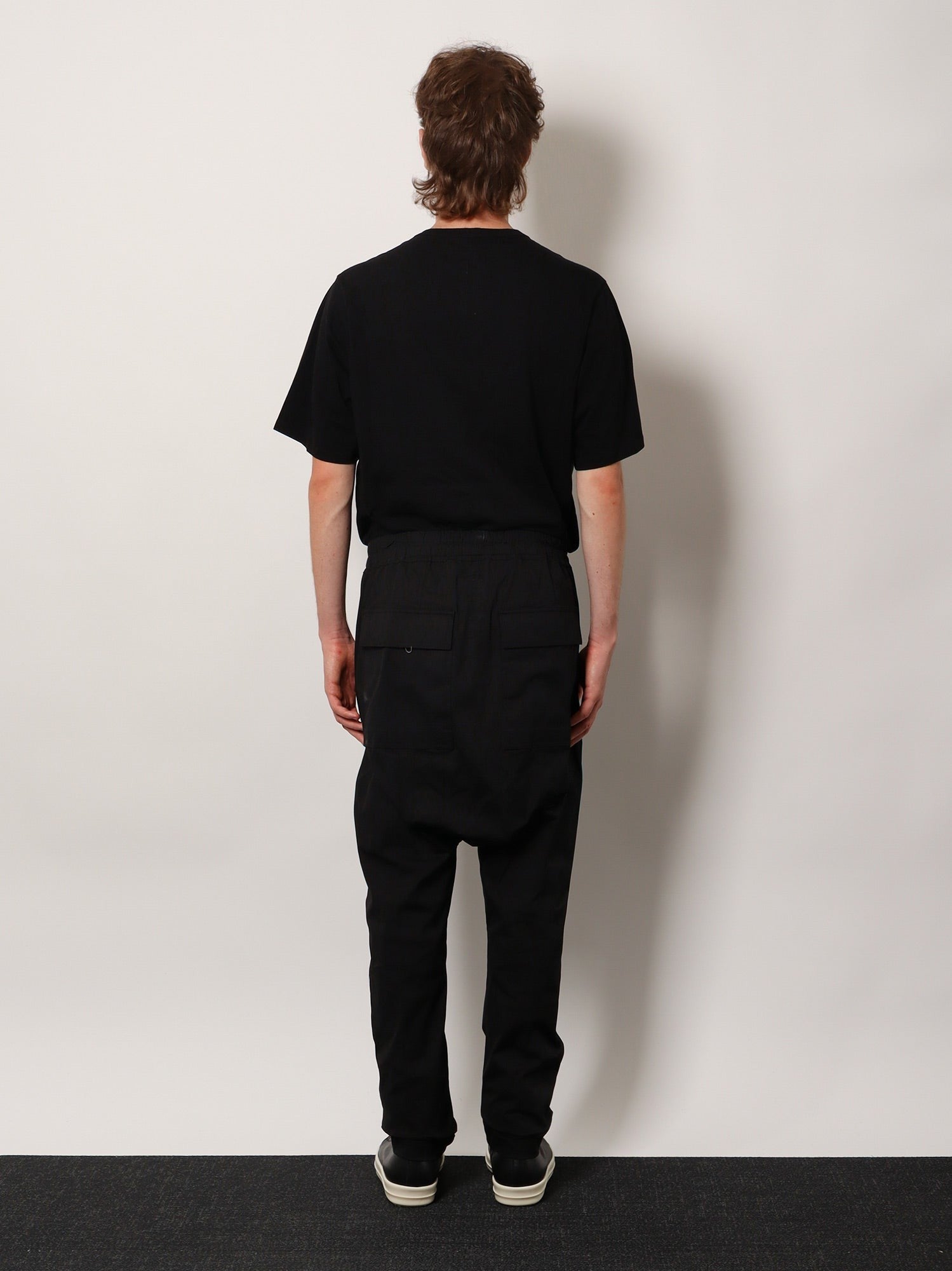 Drawstring Long certified cotton trousers