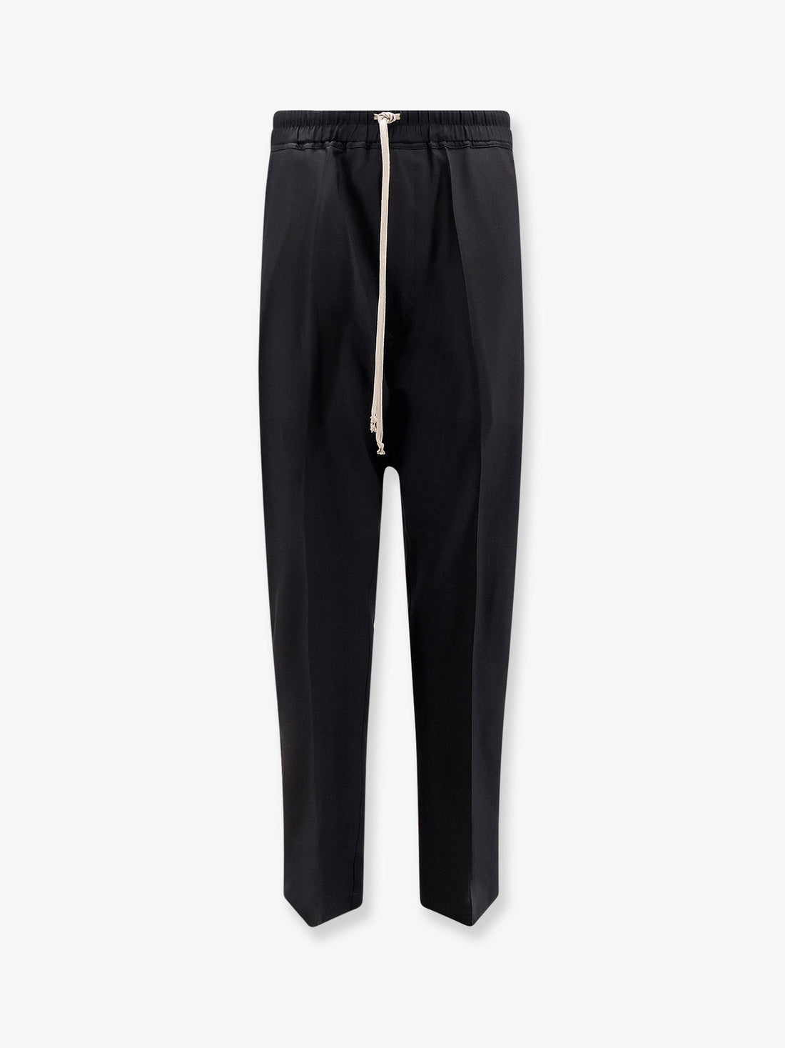 RICK OWENS - Drawstring Long certified virgin wool trousers drawstring-long-certified-virgin-wool-trousers_7403816a-9875-4224-b05c-27bbcd68b45b