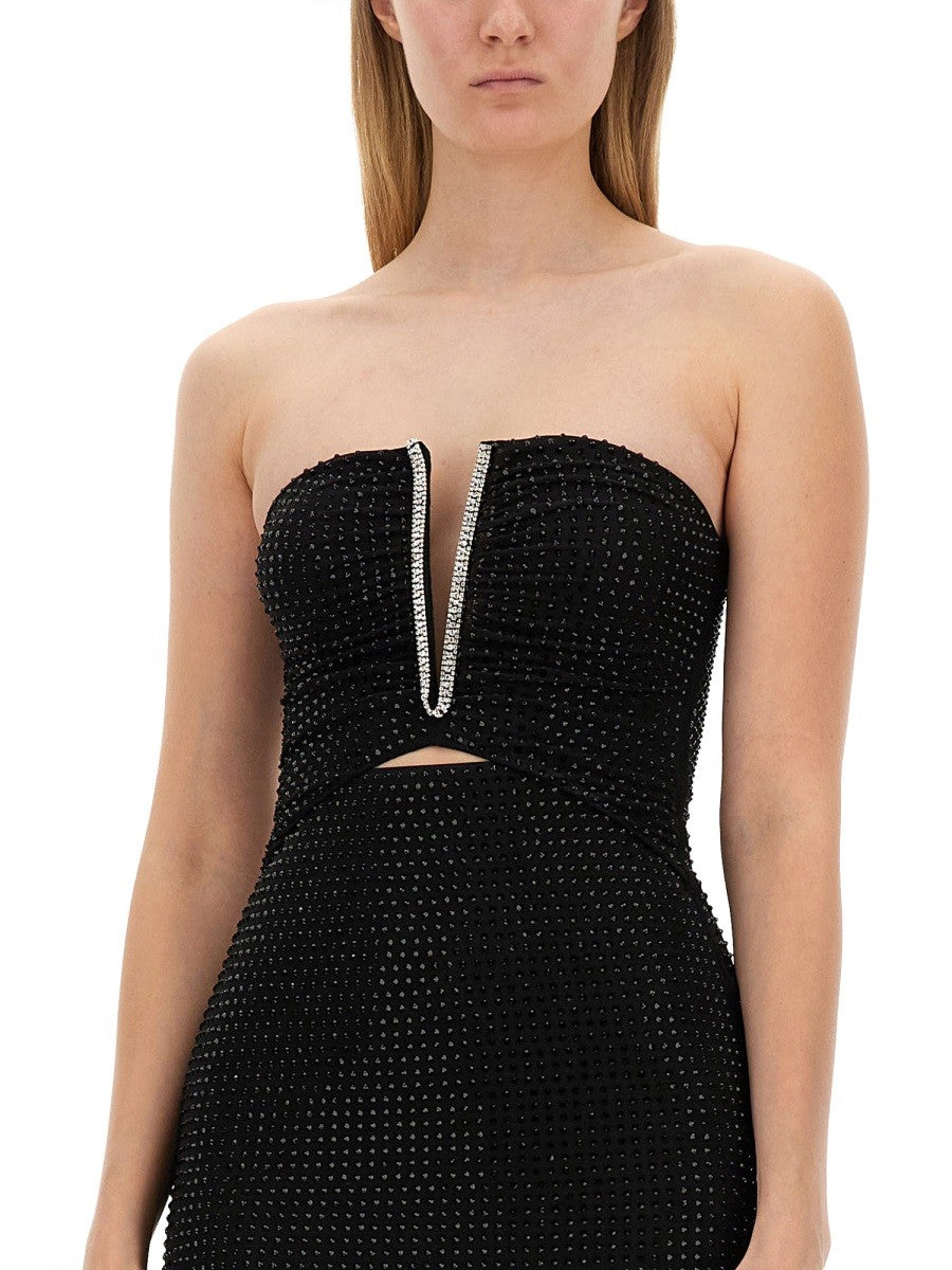 DRESS WITH RHINESTONES
