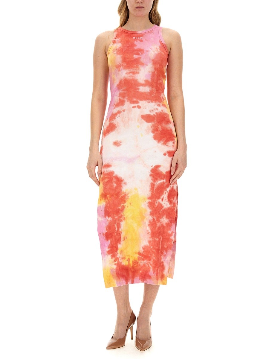 DRESS WITH TIE & DYE TREATMENT