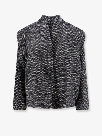 MARANT ETOILE - Drogo mélange fabric coat