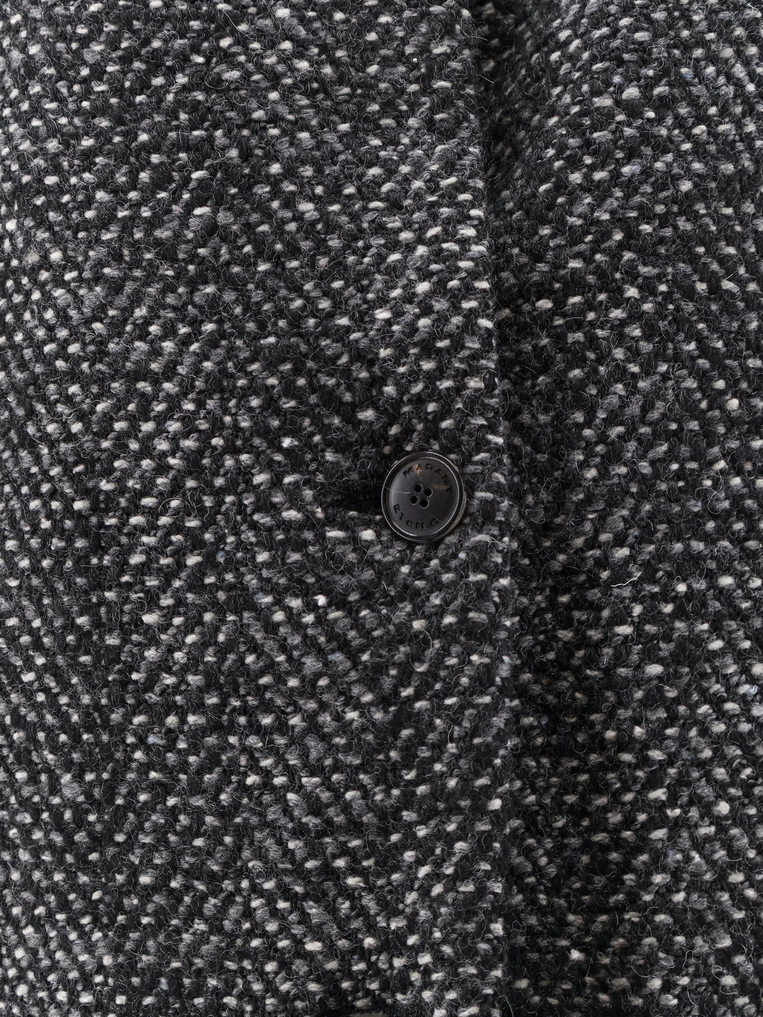 MARANT ETOILE - Drogo mélange fabric coat