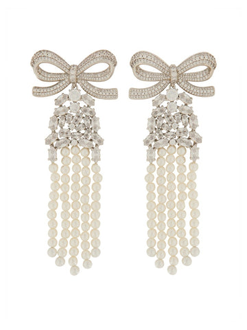 DROP EARRINGS WITH BOW