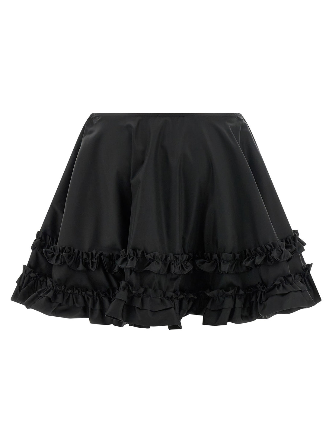 GANNI - 'Duchesse Nylon Mini Frill' skirt