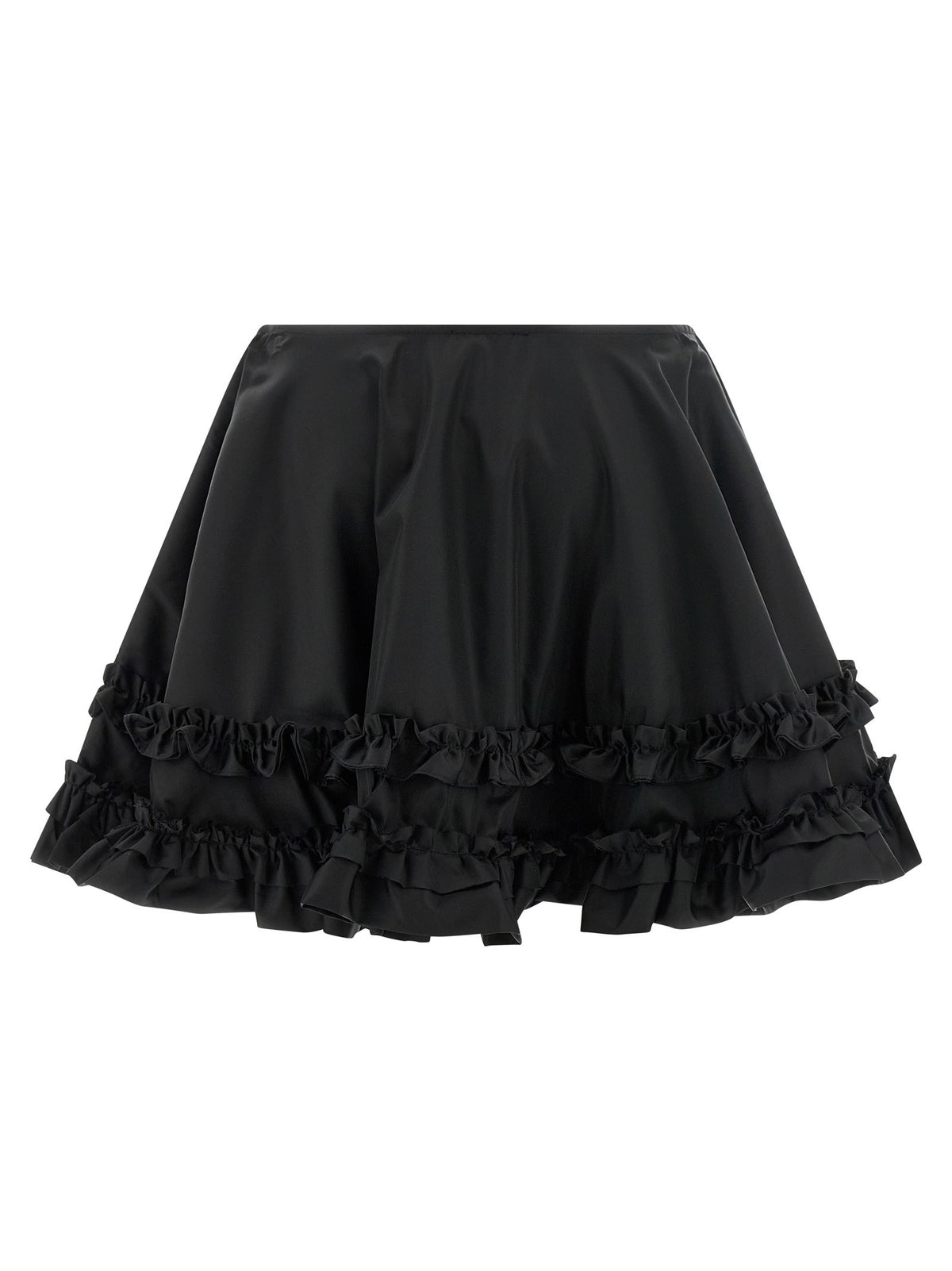 GANNI - 'Duchesse Nylon Mini Frill' skirt