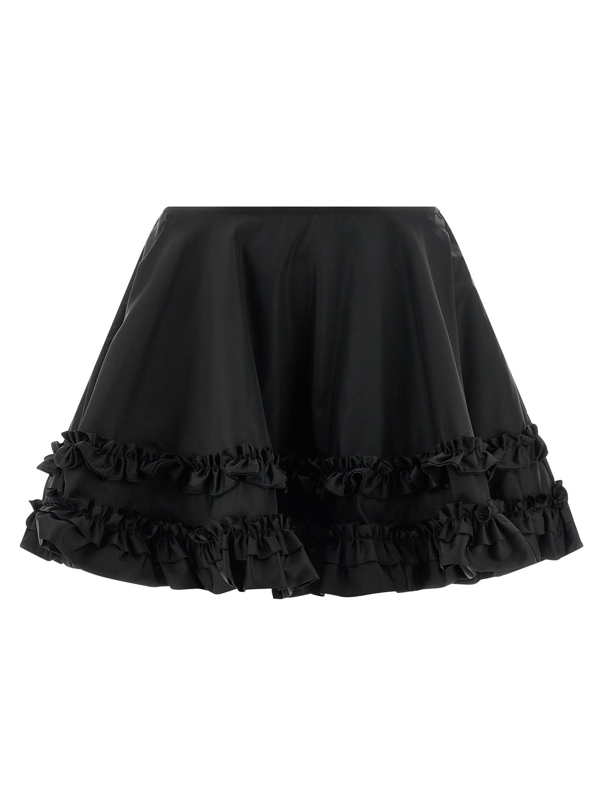 GANNI - 'Duchesse Nylon Mini Frill' skirt