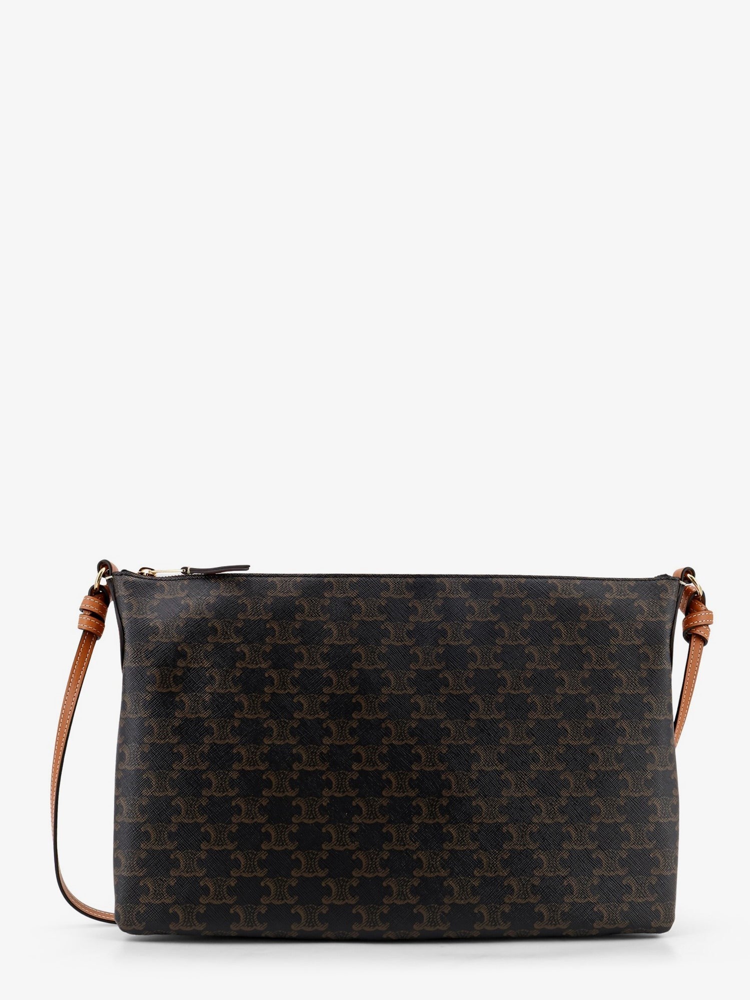 Celine - Duo Triomphe Canvas Shoulder Bag duo-triomphe-canvas-shoulder-bag