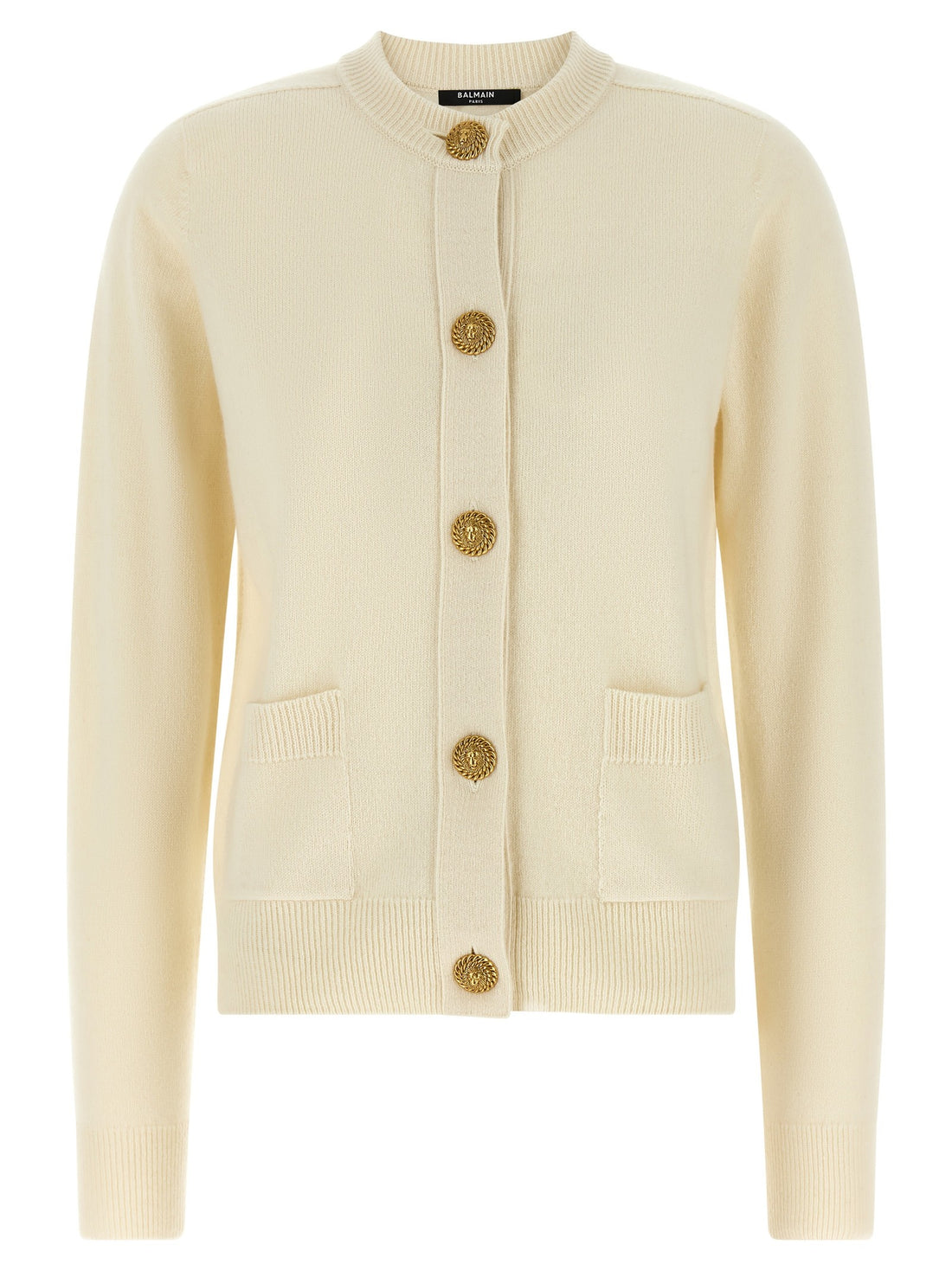 Balmain - Eco-cashmere cardigan White