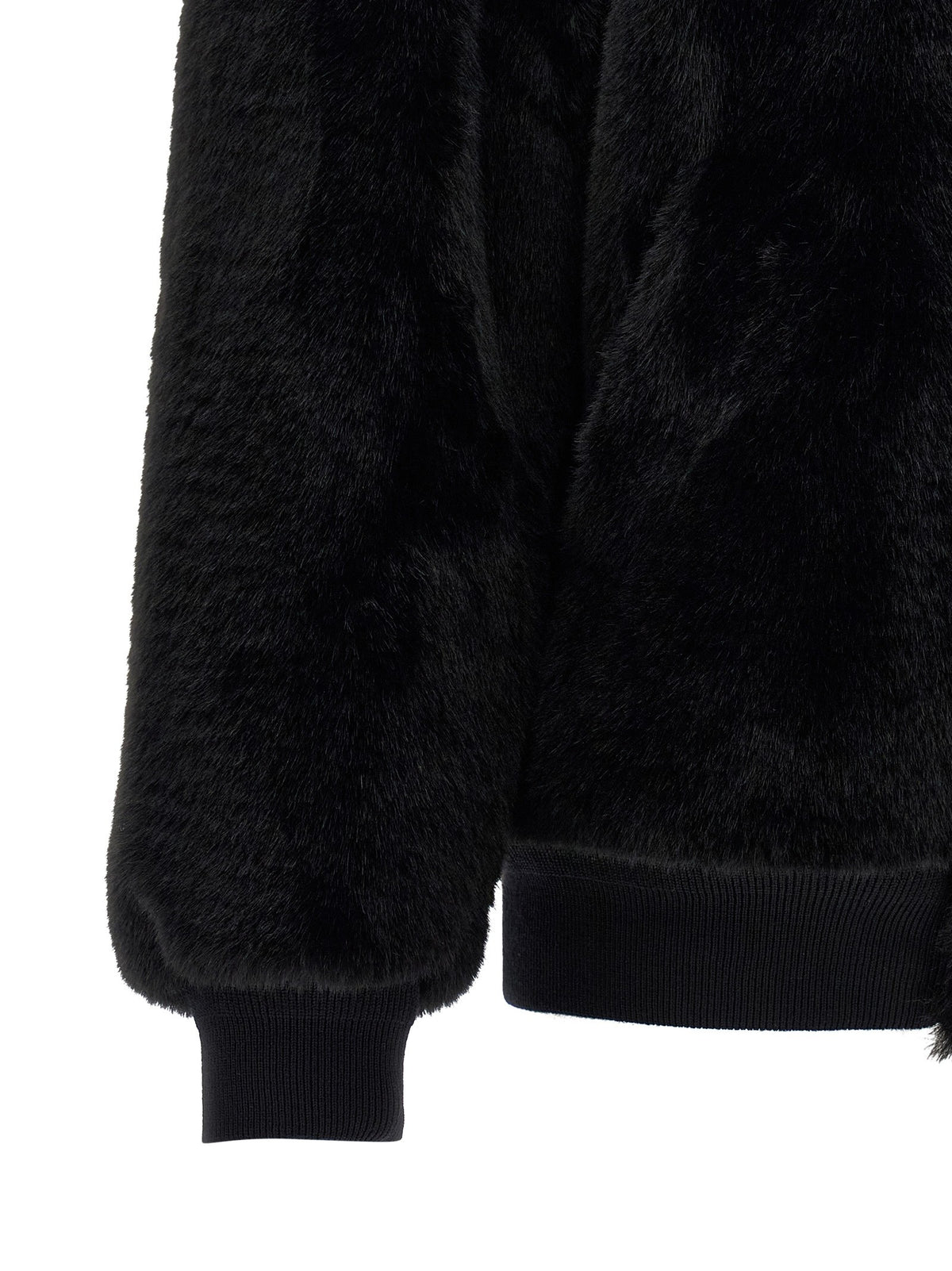 PRADA - Eco-fur and Re-Nylon reversible bomber jacket