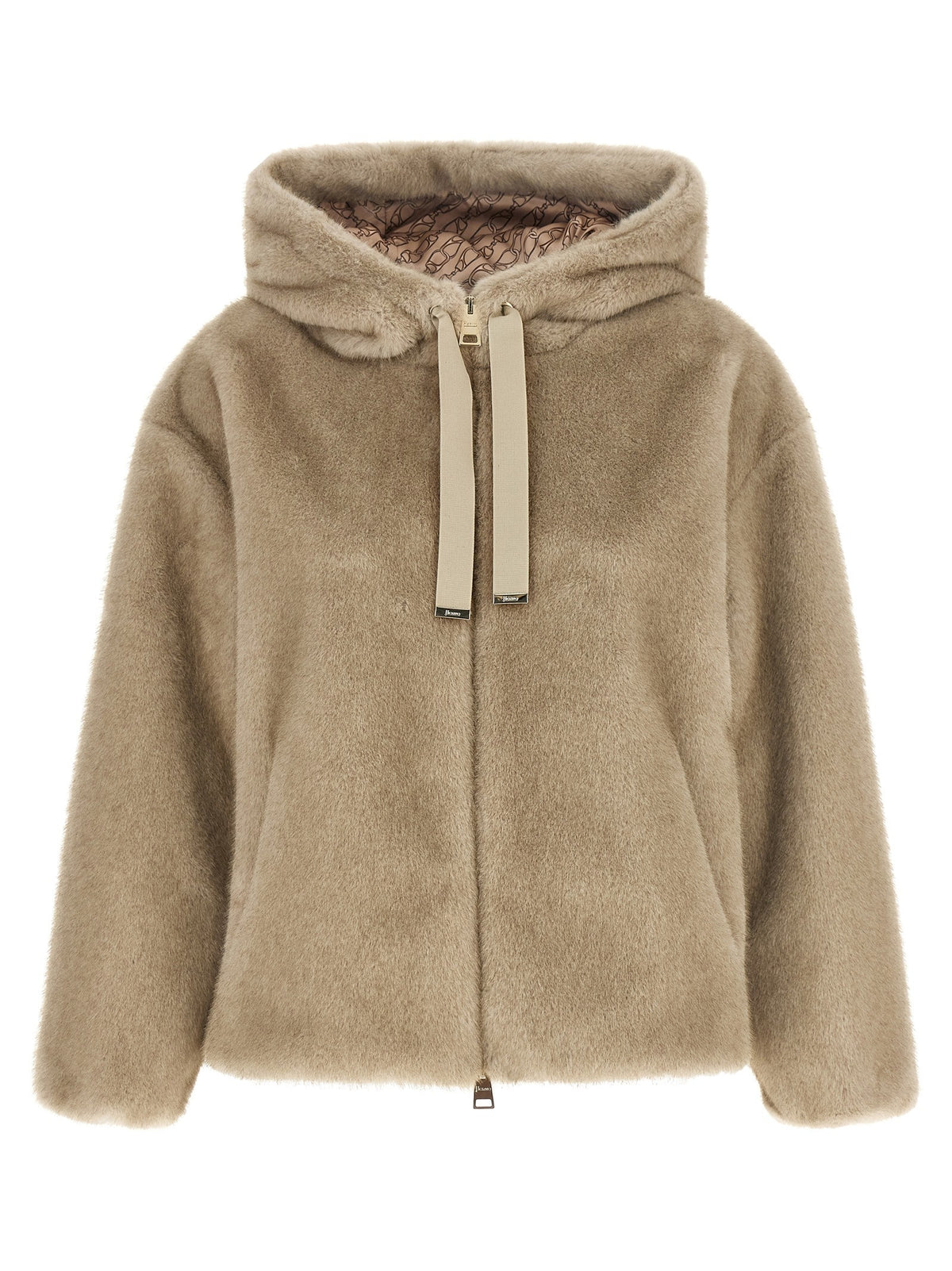 Herno - Eco fur hooded