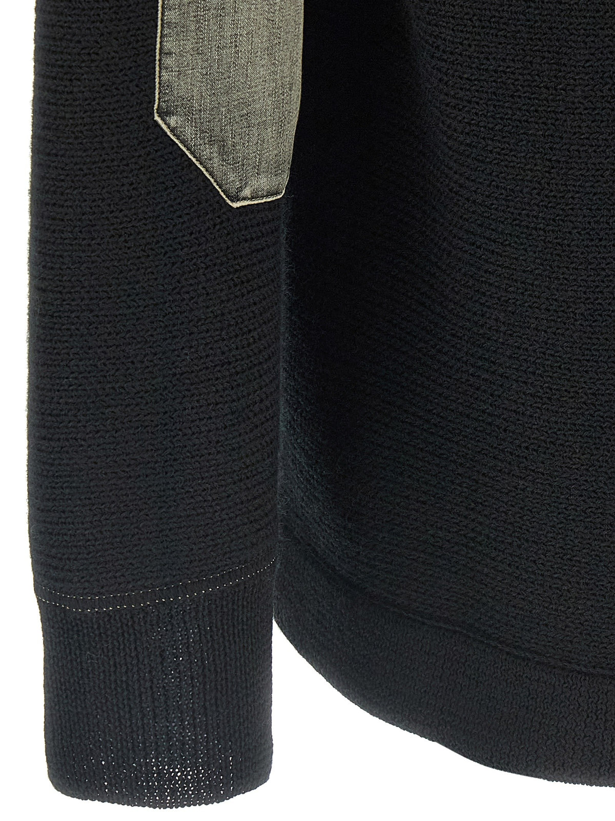 Maison Margiela - Elbow patch cardigan
