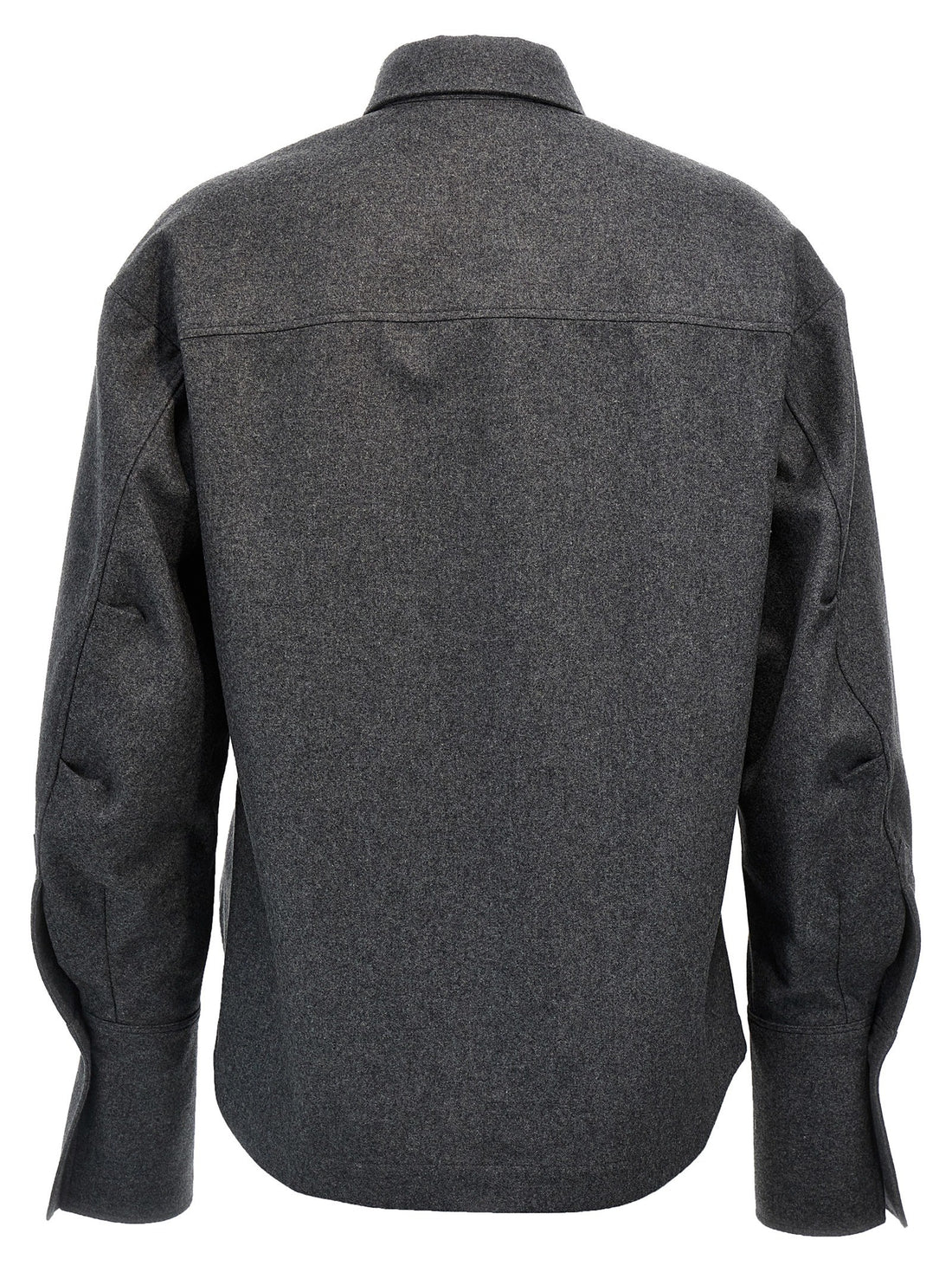 The Attico - 'Eliza' shirt gray 40 IT