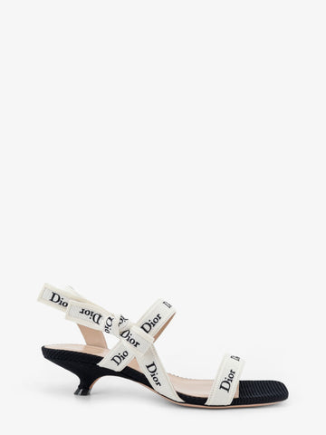 Dior Dior - Embroidered canvas J'Adior sandals