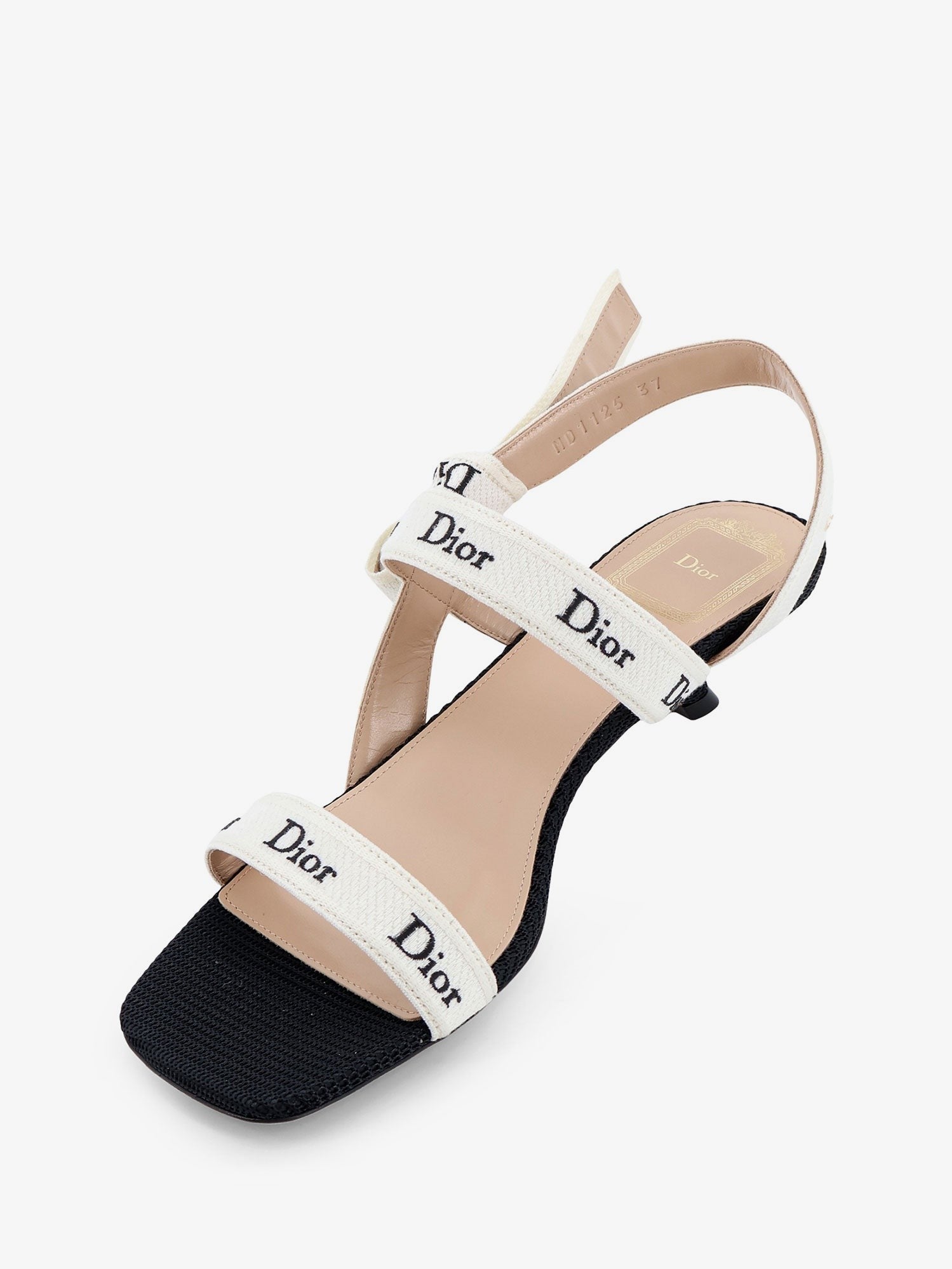 Dior Dior - Embroidered canvas J'Adior sandals