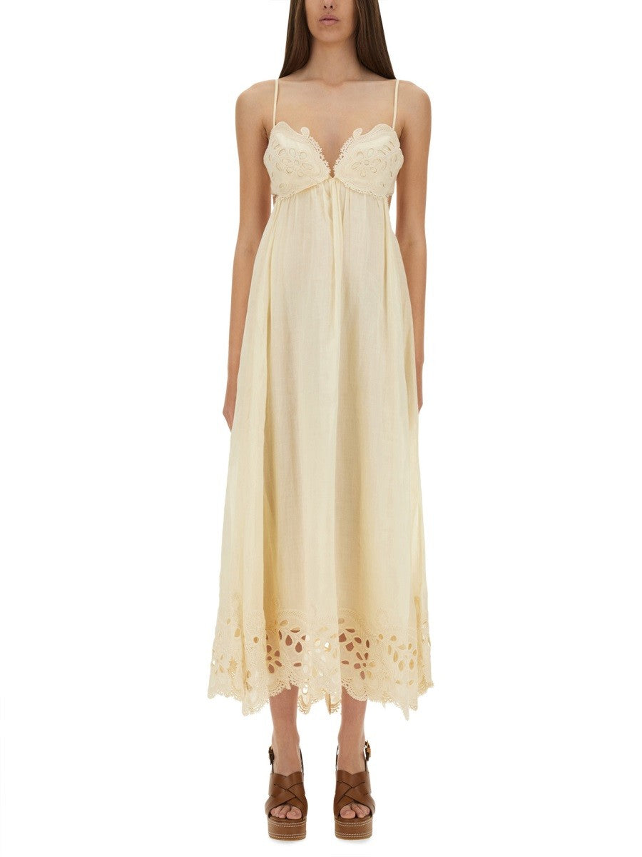ZIMMERMANN ZIMMERMANN - EMBROIDERED DRESS "COCO"