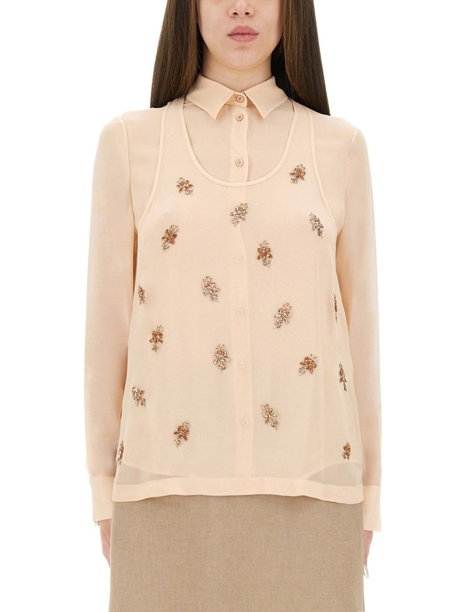 Fendi - EMBROIDERED GEORGETTE TOP embroidered-georgette-top_636e8c63-0228-49a2-b584-bdf9a9877991