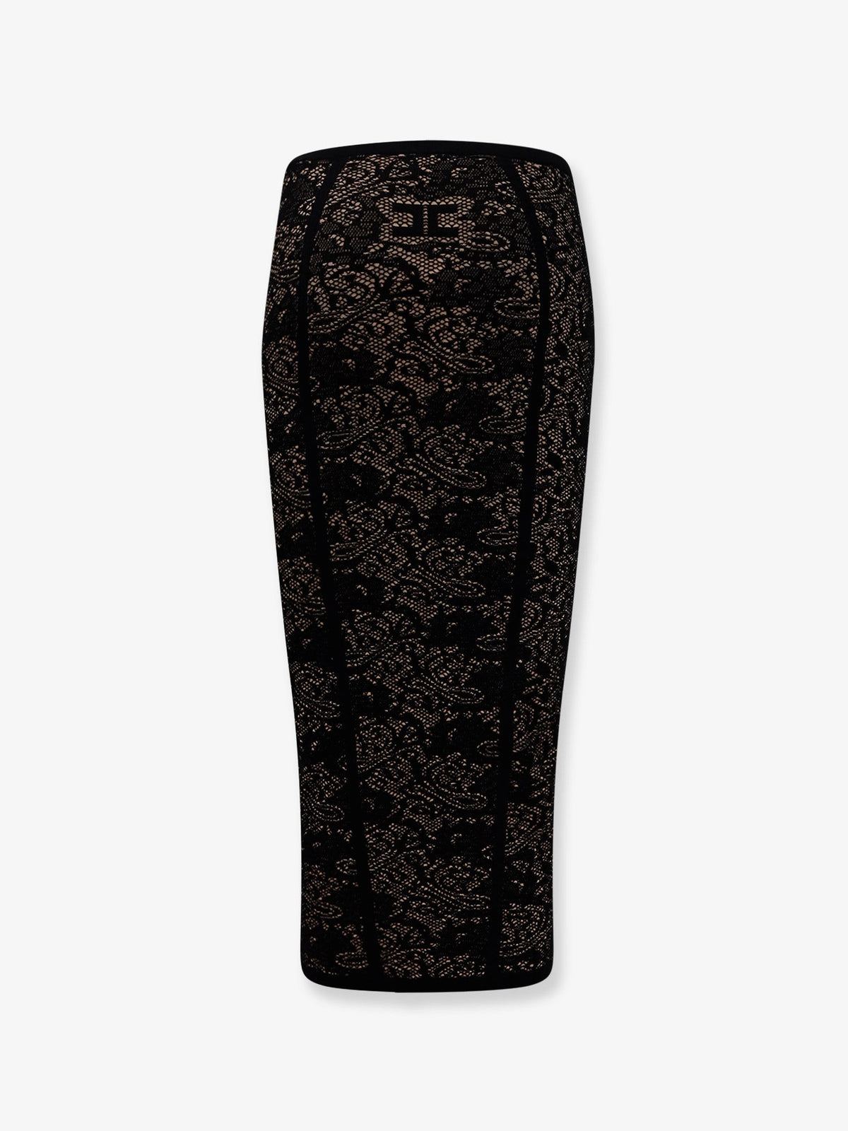 Elisabetta Franchi - Embroidered knitted skirt