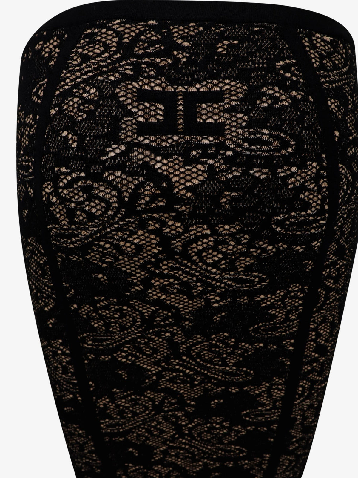 Elisabetta Franchi - Embroidered knitted skirt