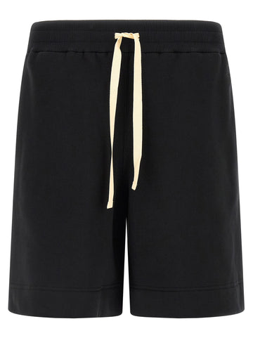 JIL SANDER - Embroidered logo bermuda shorts