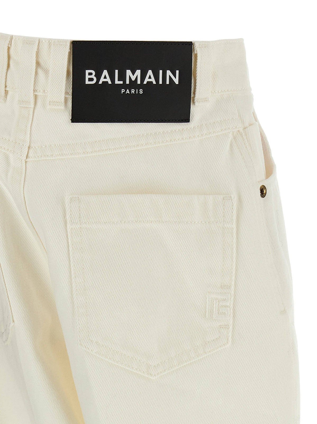Balmain - Embroidery jeans