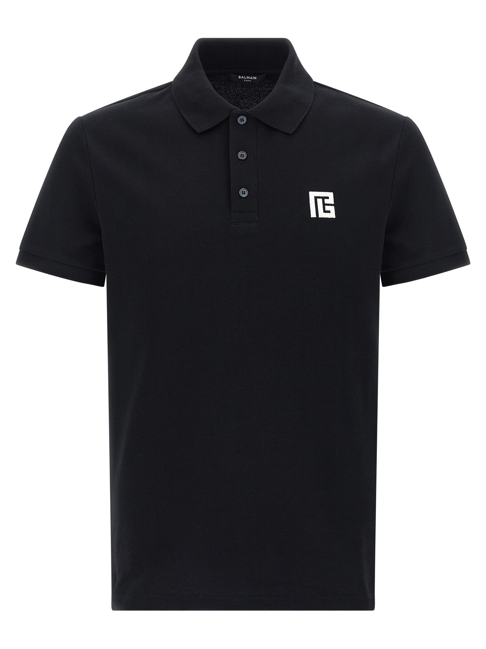 Balmain - Embroidery polo shirt