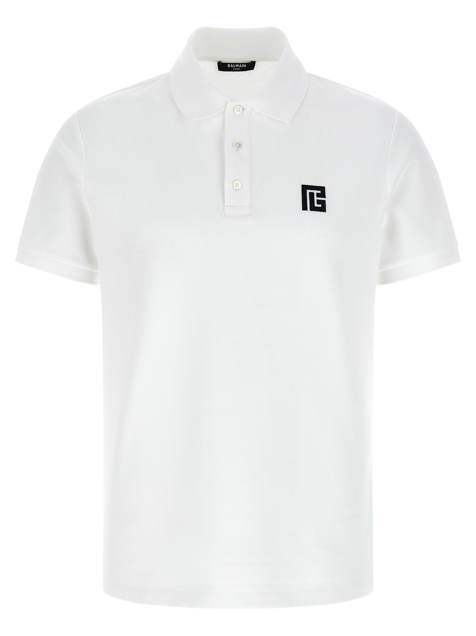 Balmain - Embroidery polo shirt
