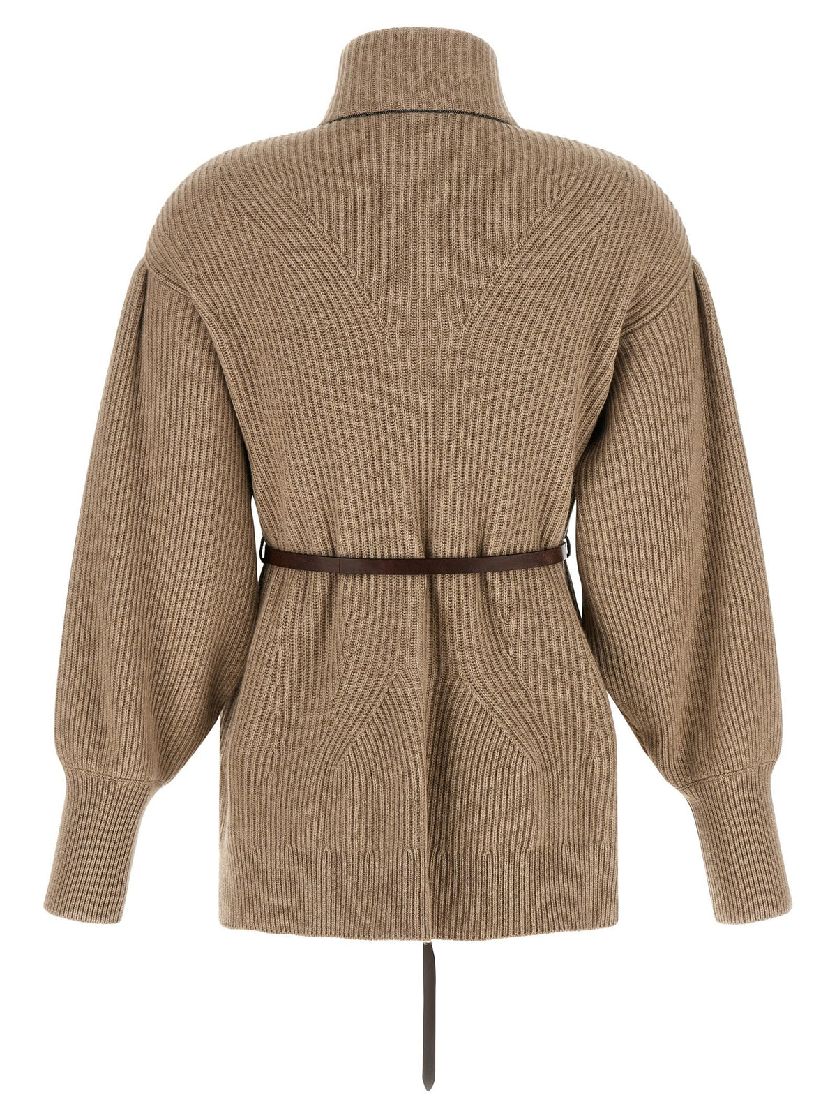 Brunello Cucinelli - English Half-ribbed Wool Cardigan