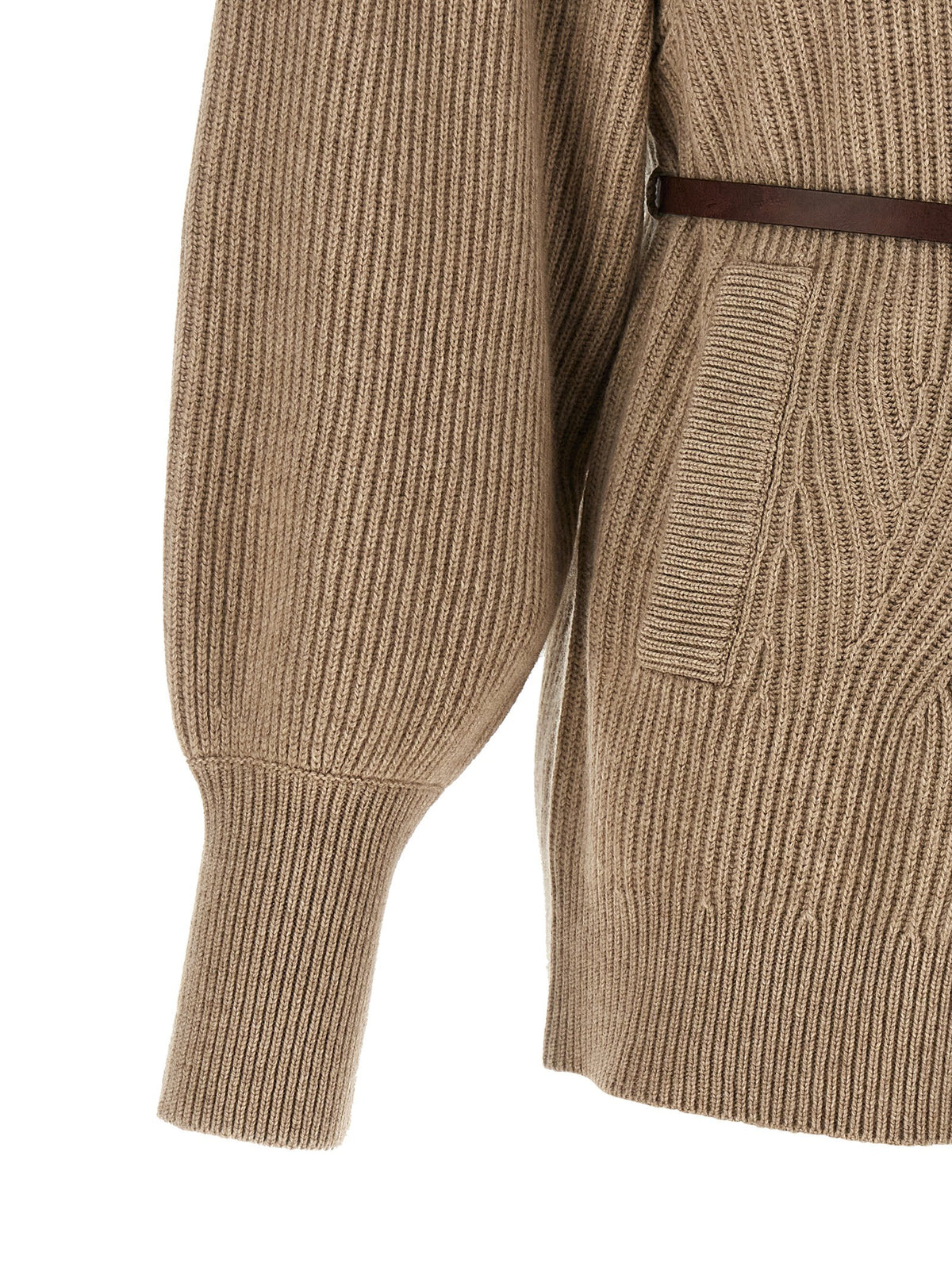 Brunello Cucinelli - English Half-ribbed Wool Cardigan