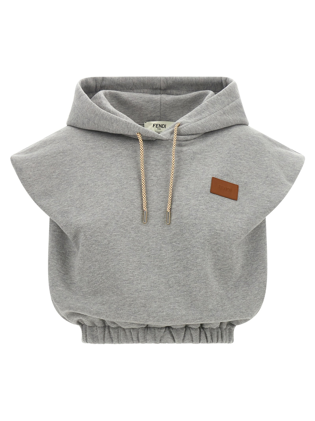 Fendi - 'Essentia' sweatshirt top gray XS