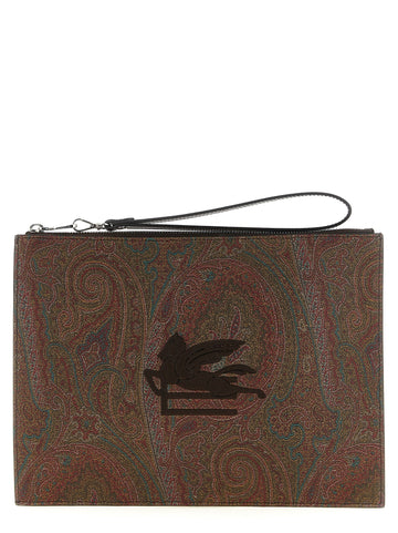 Etro - 'Essential Arnica' clutch Brown U