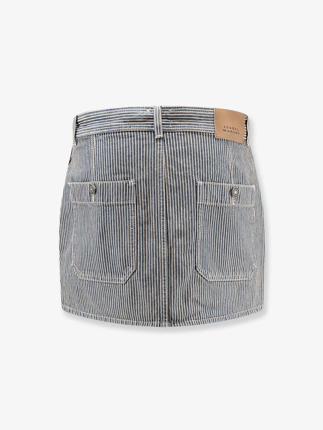 MARANT ETOILE - Estera cotton skirt with striped pattern estera-cotton-skirt-with-striped-pattern_0dd86758-c8a0-4193-9848-b4cb4c9293d9