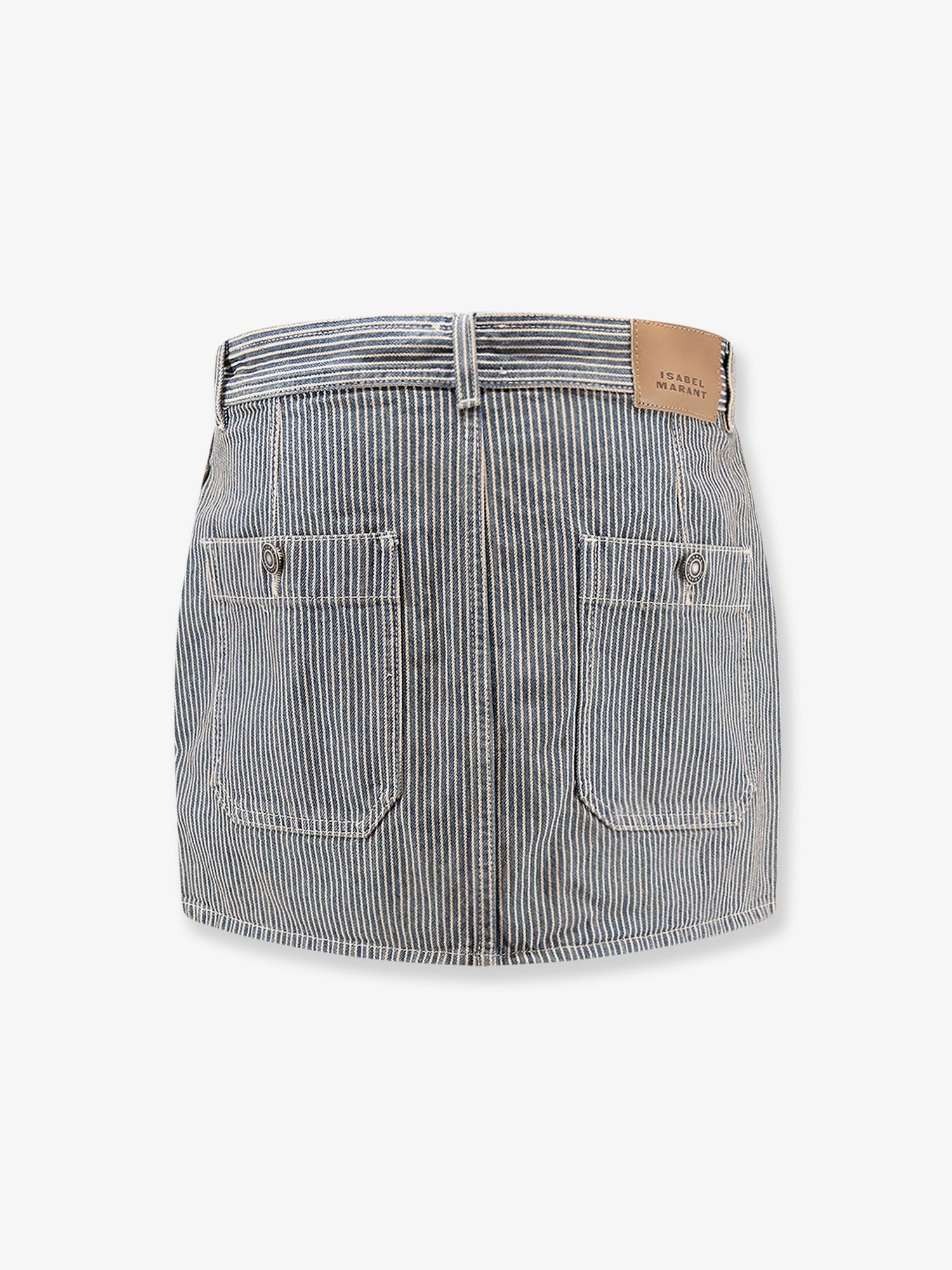 MARANT ETOILE - Estera cotton skirt with striped pattern