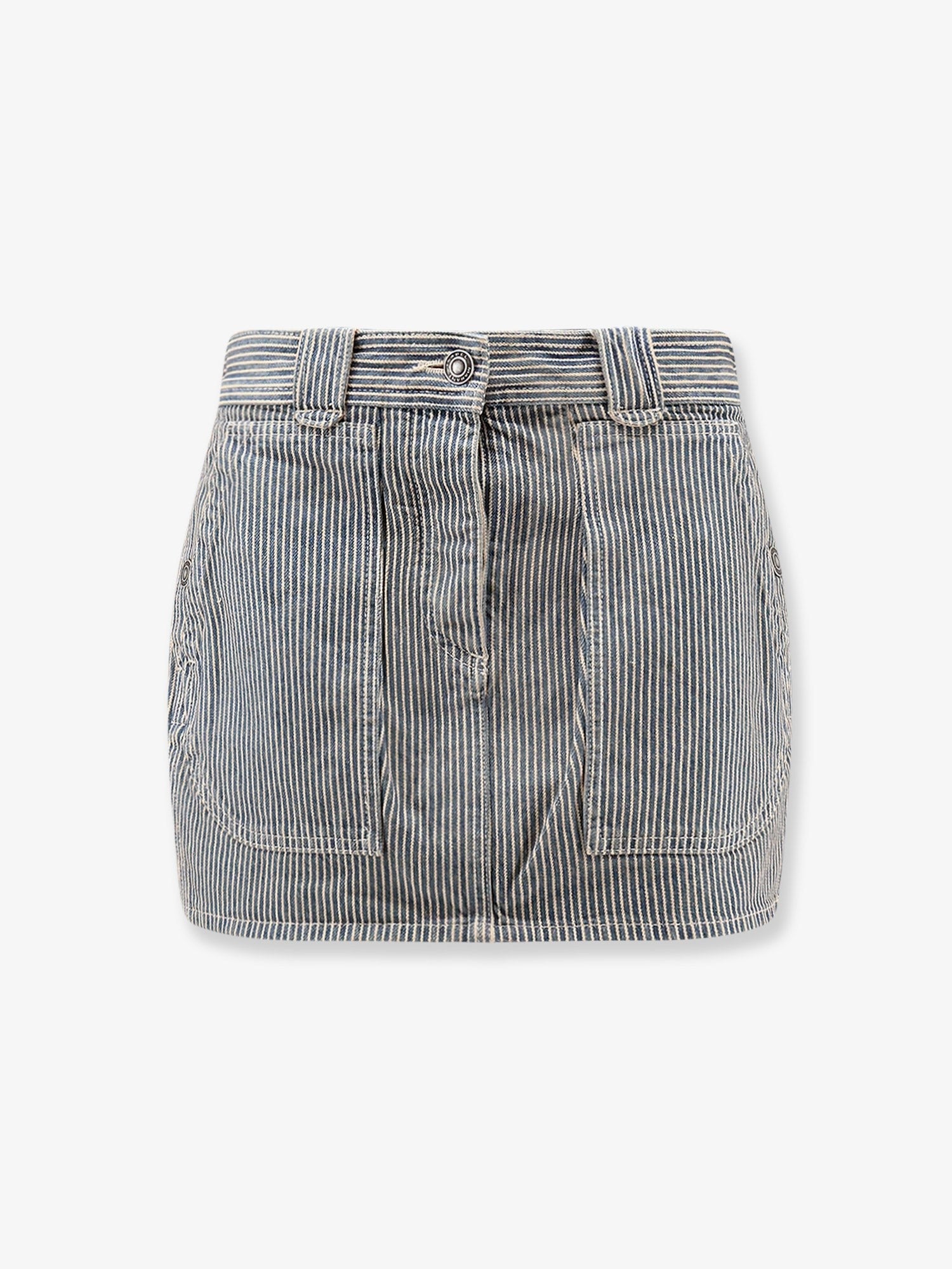 MARANT ETOILE - Estera cotton skirt with striped pattern