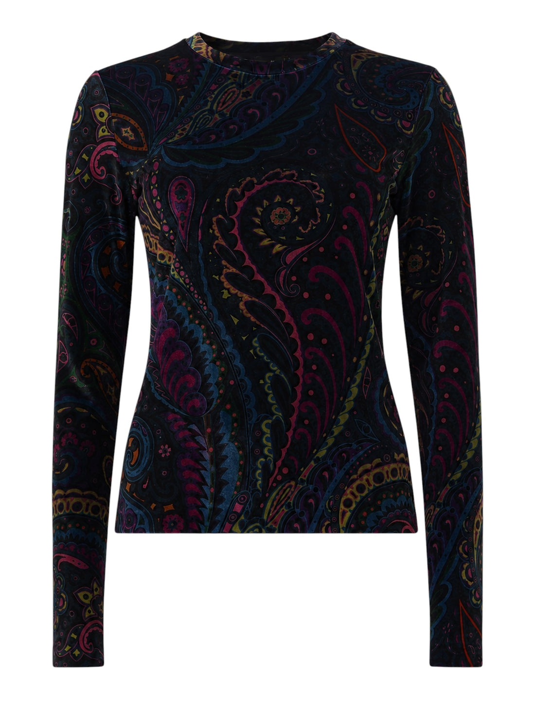 Etro - TOP CON STAMPA PAISLEY etro-paisley-print-top-multicolor-front-jpg