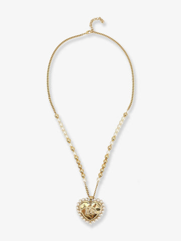 Dolce & Gabbana Everyday brass necklace with DG logo