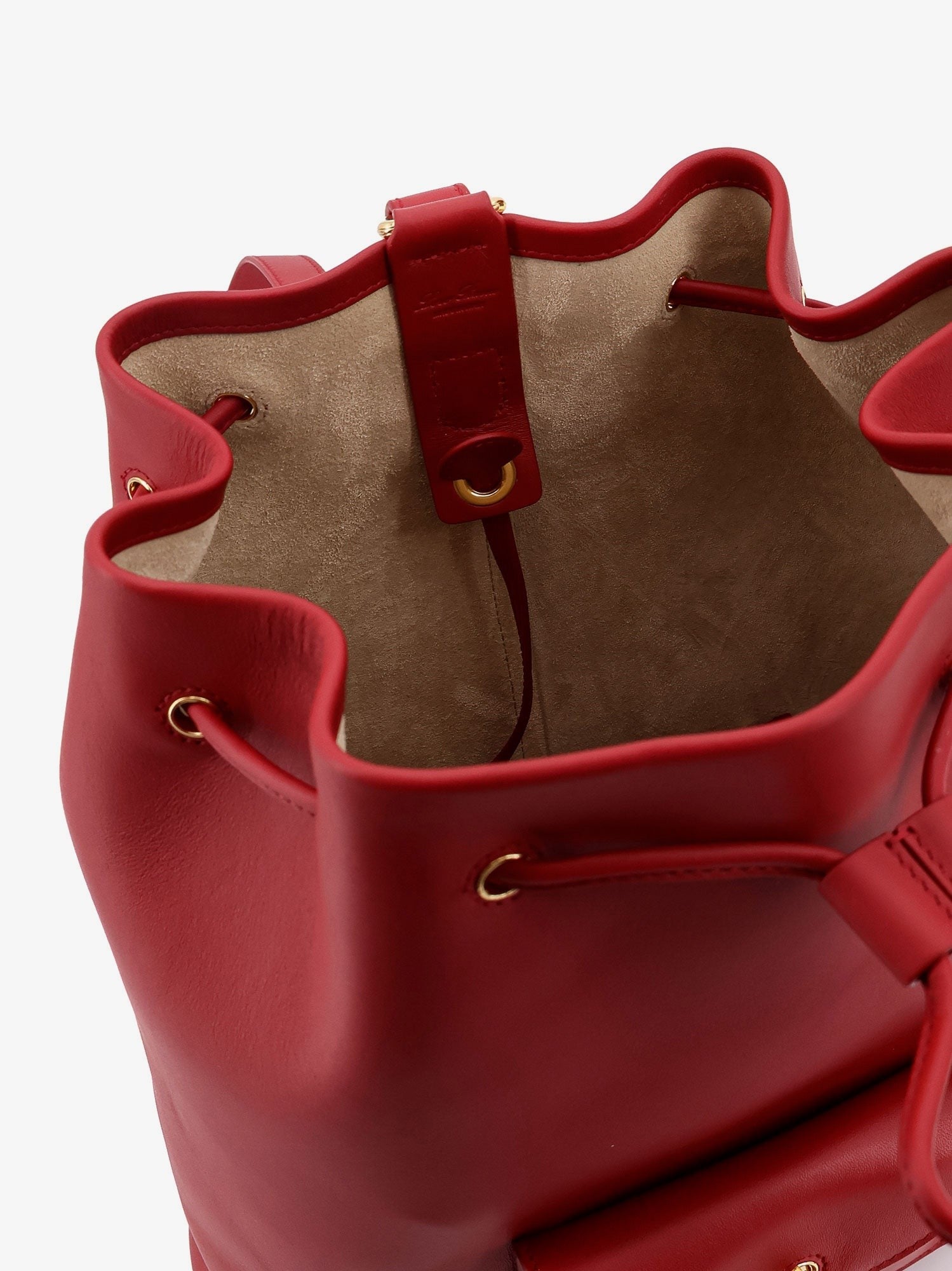 Extra Drawstring L27 leather backpack