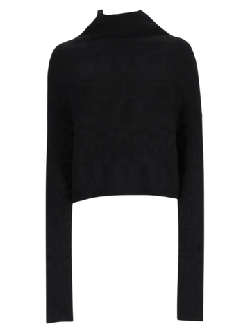 RICK OWENS - MAGLIA "LS CRATER" Black