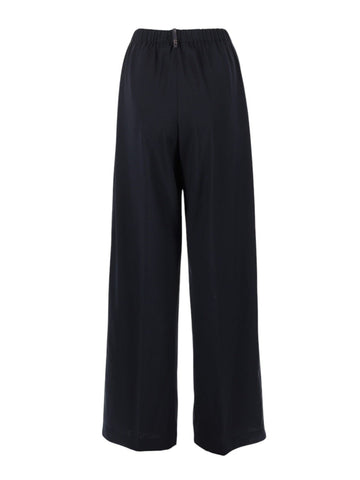 Fabiana Filippi - Trevi Fresh Wool Wide-Leg Trousers - Navy Blue fabiana-filippi-trevi-fresh-wool-wide-leg-trousers-navy-blue-back-jpg