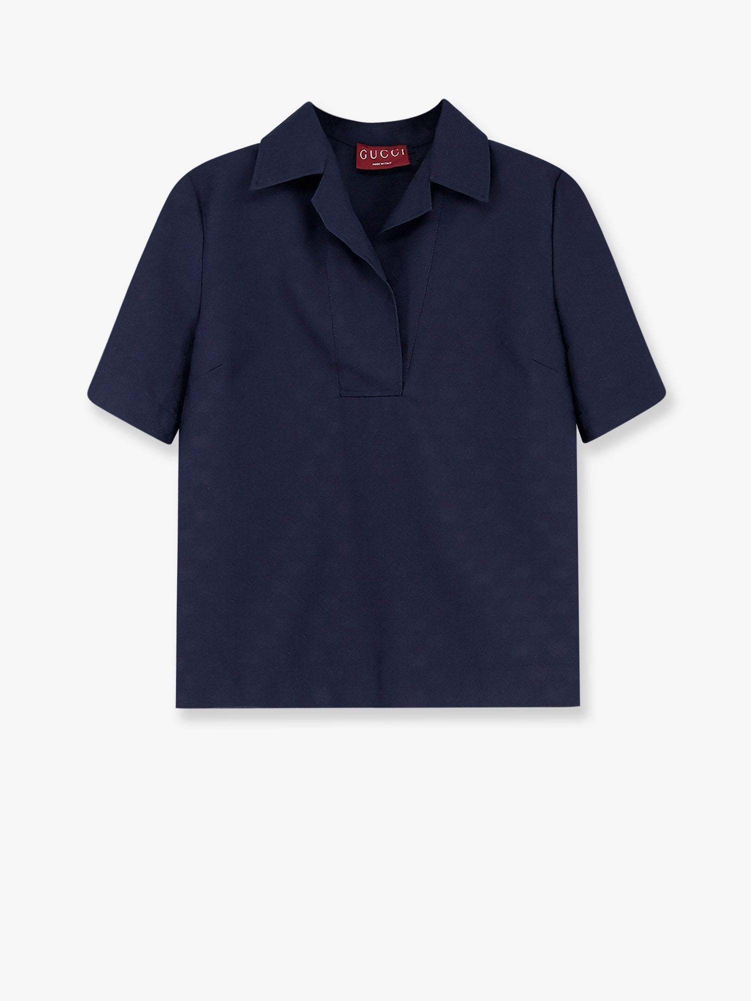 Gucci - Fabric polo shirt with GG pattern fabric-polo-shirt-with-gg-pattern