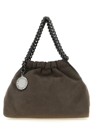 stella mccartney - 'Falabella Mini Drawstring' crossbody bag gray U